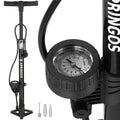 Pompa bicicleta cu manometru, accesorii umflare mingi si articole gonflabile, 160PSI, aluminiu, 60cm