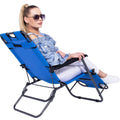 Sezlong pliabil SERSIMO GC4, Relax Zero Gravity, 80x60x153cm, Albastru deschis