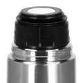 Cana termos cu pahar, perete din inox dublu izolat, 750ml, 28cm, argintiu