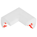 Set 10 protectii colturi pentru siguranta copii, 60x35mm, spuma EPE, gri