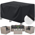Husa mobilier gradina, impermeabila, cu protectie UV, 180x120x74cm, negru