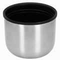 Cana termos cu pahar, perete din inox dublu izolat, 750ml, 28cm, argintiu