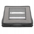 Organizator dulap Sersimo, 4 compartimente, textil, 80cm, gri