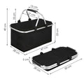 Geanta pentru picnic sau plaja, termoizolanta, 28 litri, negru