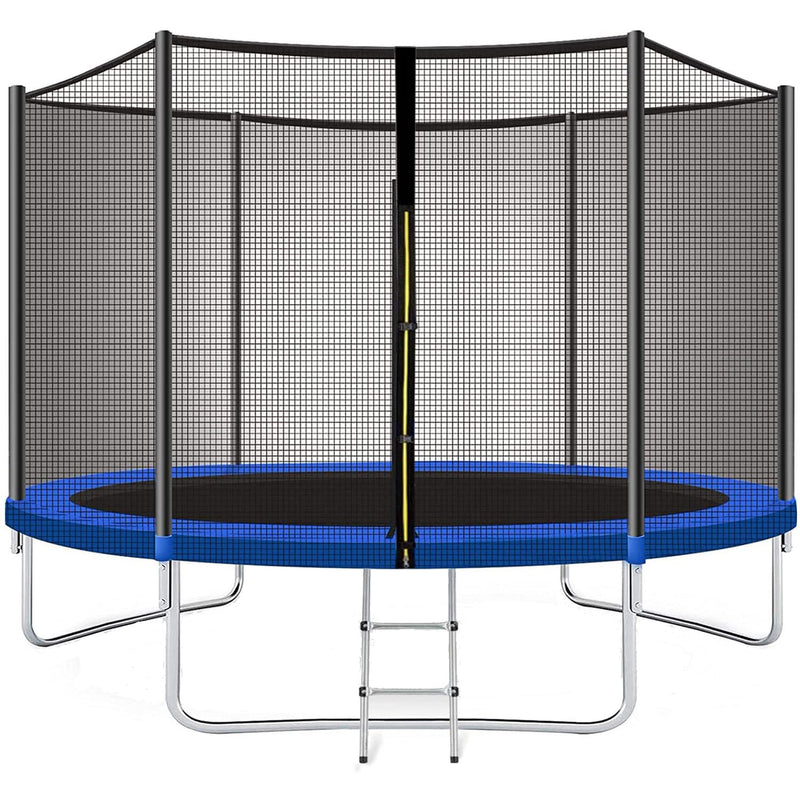 Trambulina Blue, cu scara si plasa de protectie exterioara, 366 cm