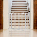 Poarta de siguranta Safety Gate pentru scari, ajustabila 118-127 cm, din otel, alba