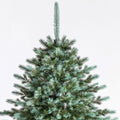 Brad artificial Christmas Deluxe by Sersimo, Alaska Select verde argintiu, integral 3D, 180 cm