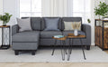 VASAGLE Set de 2 mese de cafea, stil industrial, 60x38x48cm si 52x32x43cm, maro rustic si negru