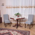 Husa universala pentru scaun, marime universala, poliester si spandex, 45 x 60 cm, gri