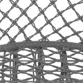 Scaun rotund Sersimo tip leagan suspendat cu perna Confort Plus casa sau gradina, gri inchis