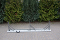 Banca pliabila pentru gradina sau catering, HDPDE, 180x24x42cm, alb