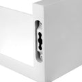SONGMICS Rafturi plutitoare de perete, set 3 bucati, MDF, 30, 35 si 40 cm, alb