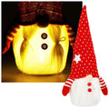 Figurina Craciun, Spiridus, cu iluminare LED, 33cm