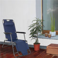 Sezlong pliabil SERSIMO GC12, Relax Zero Gravity, 80x60x153cm, Albastru inchis