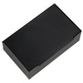 Suport hartie igienica din otel cu sertar depozitare, sistem montare inclus, 22cm, negru bej