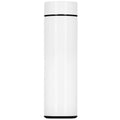 Cana termos Smart, inox, display LED, afisare temperatura, 500ml, 23cm, alb