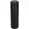 Cana termos Smart, inox, display LED, afisare temperatura, 500ml, 23cm, negru