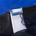 Cort plaja sau camping, impemeabil, cu protectie UV, 4 locuri, 210x240x130cm, gri albastru