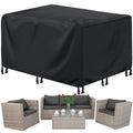 Husa mobilier gradina, impermeabila, cu protectie UV, 152x104x71cm, negru