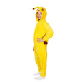 Pijama tip salopeta pentru copii, model Pikachu, marime 130-140 cm