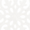 Decoratiune brad fulg de zapada, set 8 bucati, 8cm, alb