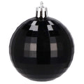 Set globuri de Craciun, 20 bucati, 5 modele, 6cm, negru