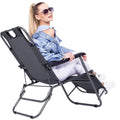 Sezlong pliabil SERSIMO GC13, Relax Zero Gravity, 80x60x153cm, Gri