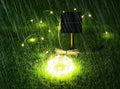 Ghirlanda luminoasa liniara 100 LED-uri, 1.5m, incarcare solara