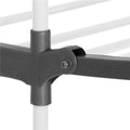 Uscator vertical pentru rufe, mobil si pliabil, cu doua umerase, 75x57x170cm, sarcina 20kg