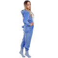 Pijama tip salopeta pentru adulti, model Stitch, marime L