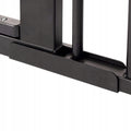 Poarta de siguranta Safety Gate pentru scari, ajustabila 131-138 cm, din otel, neagra