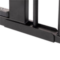 Poarta de siguranta Safety Gate pentru scari, ajustabila 117-124 cm, din otel, neagra