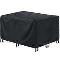 Husa mobilier gradina, impermeabila, cu protectie UV, 152x104x71cm, negru