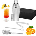 Set Cocktail Shaker Kit pentru barmani 750ml, KI21, 5 piese