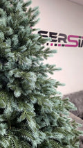 Brad artificial Christmas Deluxe by Sersimo, Alaska Select verde argintiu, integral 3D, 180 cm