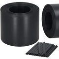 Panou de gard pentru intimitate in gradina, PVC Premium, 26 x 0.19 m, gri antracit