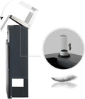 SONGMICS Cutie postala de exterior, pentru gard sau perete, din otel si inox, 37x11x37cm, argintiu inox si gri inchis