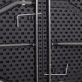 Masa dreptunghiulara pliabila multifunctionala, 1.8 m x 0.75 m x 0.75 m, neagra
