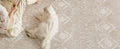 SONGMICS Covor decorativ antiderapant, stil boho, lavabil la masina, 120×170 cm, bej cappuccino