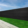 Plasa umbrire si intimitate pentru gard, 1.5m latime, 10m lungime, 140g densitate, negru