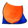 Cort plaja si picnic semi-deschis Sersimo, protectie UV, 200x120x110cm, portocaliu
