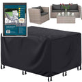 Husa mobilier gradina, impermeabila, cu protectie UV, 200x160x70cm, negru