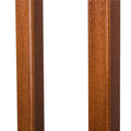 Poarta de siguranta Safety Gate pentru scari, ajustabila 75-82 cm, din otel si lemn, negru maro