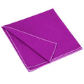 Prosop de plaja cu uscare rapida, husa de transport, 75x150cm, violet