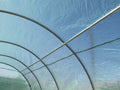 Sera de gradina, tip tunel cu cadru metalic, 400x1000cm, verde, 40mp