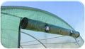 Folie pentru sera de gradina, 8x3 m, material PE 140 g/m, rezistenta la UV4, verde transparent