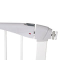 Poarta de siguranta Safety Gate pentru scari, ajustabila 111-120 cm, din otel, alba