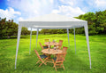 Cort pavilion de gradina, 600x300 cm, impermeabil cu rezistenta UV, alb