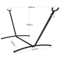 Suport metalic pentru hamac Sersimo, max 150 kg, cu geanta