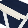 Scaun de plaja Sersimo GC049, pliabil, 100kg, 52x74cm, bleumarin